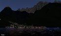 FSC scenario Dolomiti 3D X-Plane Alleghe 2 notte